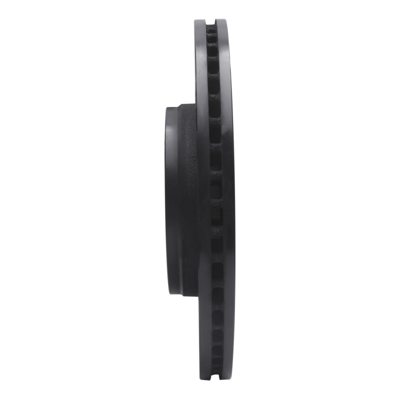 Jeep Wrangler Brake Rotor (1) - Front Left - R1 Concepts - Drilled & Slotted - Black - `12-`18